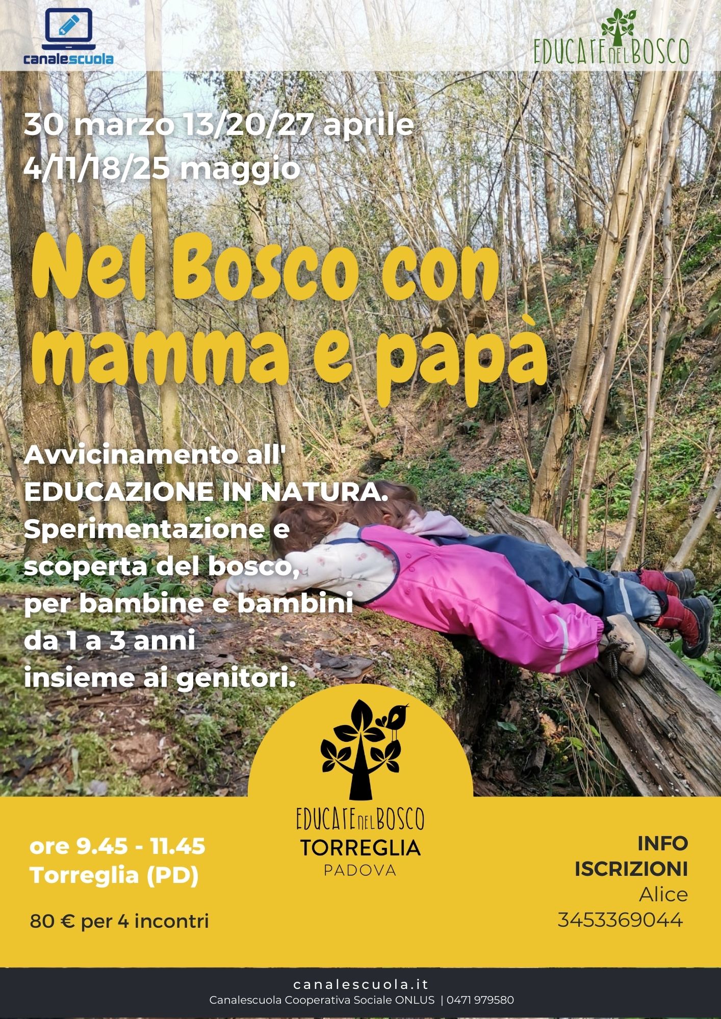 canalescuola bosco genitori 2023 torreglia