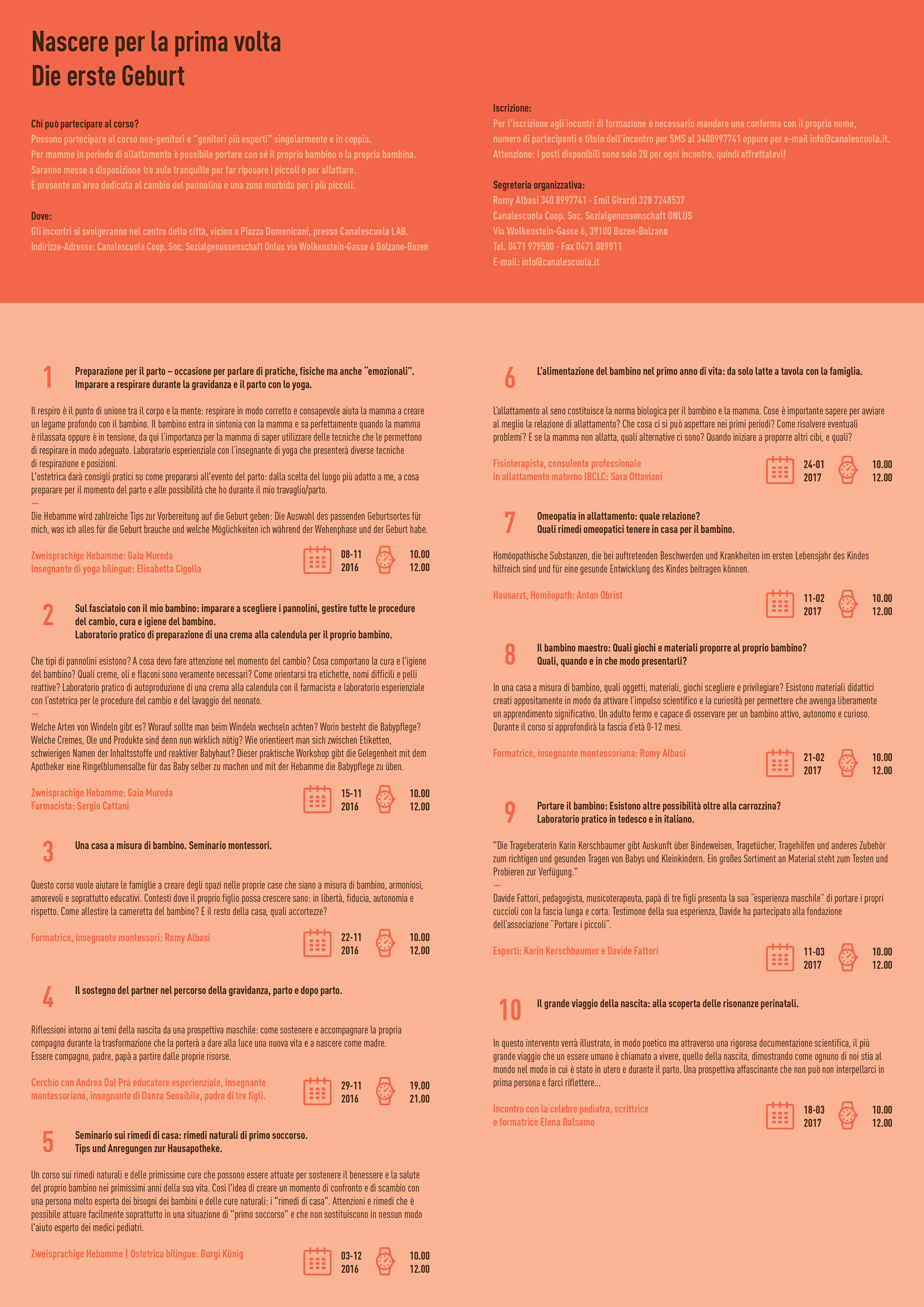 nascere prima volta erste geburt 2016 retro